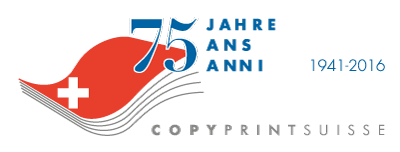 Copyprintsuisse Jubiläumslogo
